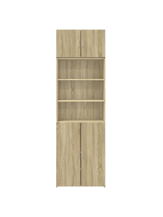 Úzká úložná dub sonoma 70x42,5x225 cm kompozitní dřevo