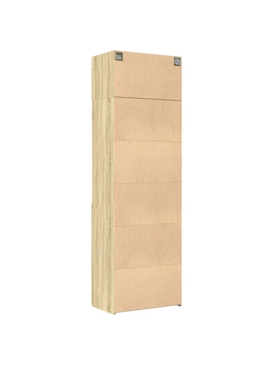 Úzká úložná dub sonoma 70x42,5x225 cm kompozitní dřevo