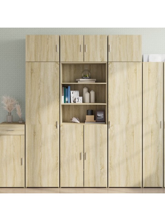 Úzká úložná dub sonoma 70x42,5x225 cm kompozitní dřevo