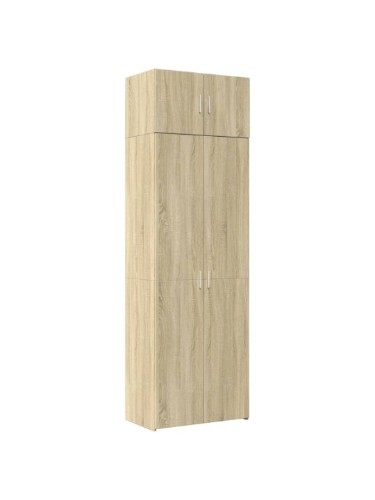 Úzká úložná dub sonoma 70x42,5x225 cm kompozitní dřevo