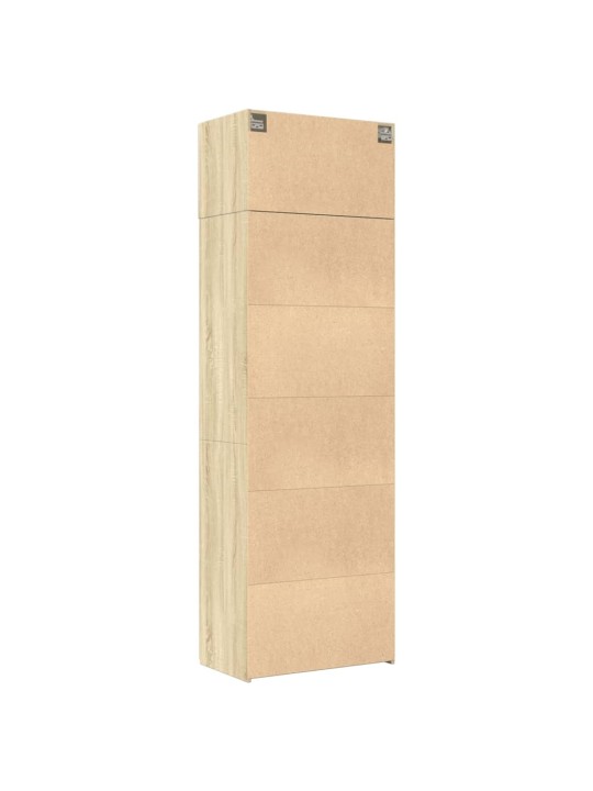 Úzká úložná dub sonoma 70x42,5x225 cm kompozitní dřevo