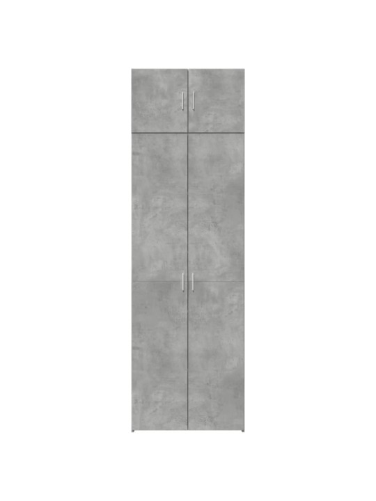 Úložná skříňka betonově šedá 70x42,5x225 cm kompozitní dřevo