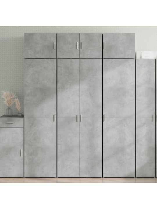 Úložná skříňka betonově šedá 70x42,5x225 cm kompozitní dřevo
