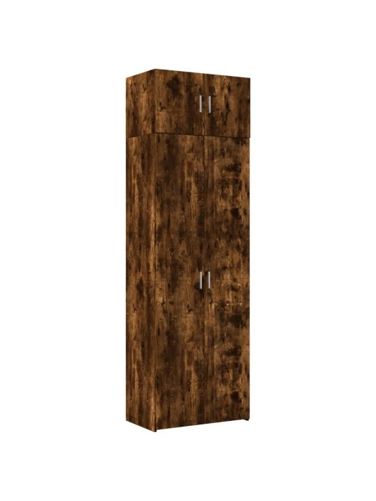 Úzká úložná kouřový dub 70x42,5x225 cm kompozitní dřevo