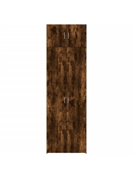 Úzká úložná kouřový dub 70x42,5x225 cm kompozitní dřevo