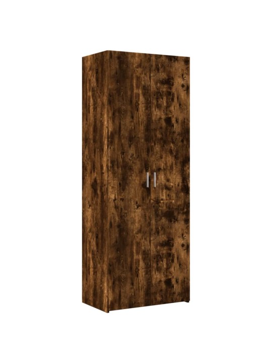 Úzká úložná kouřový dub 70x42,5x225 cm kompozitní dřevo