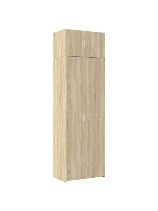 Úzká úložná dub sonoma 70x42,5x225 cm kompozitní dřevo