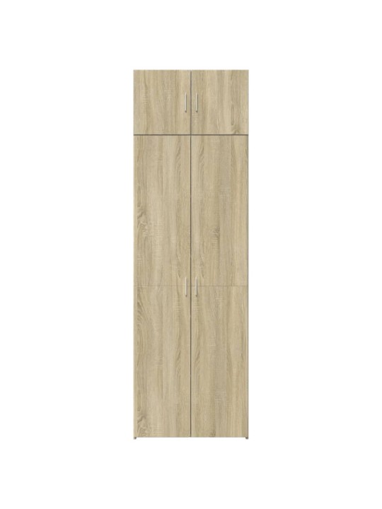 Úzká úložná dub sonoma 70x42,5x225 cm kompozitní dřevo