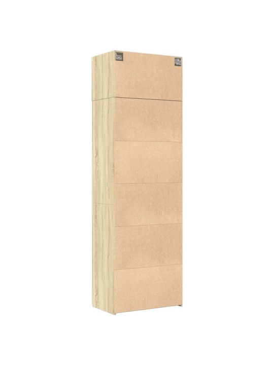 Úzká úložná dub sonoma 70x42,5x225 cm kompozitní dřevo