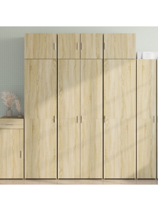 Úzká úložná dub sonoma 70x42,5x225 cm kompozitní dřevo