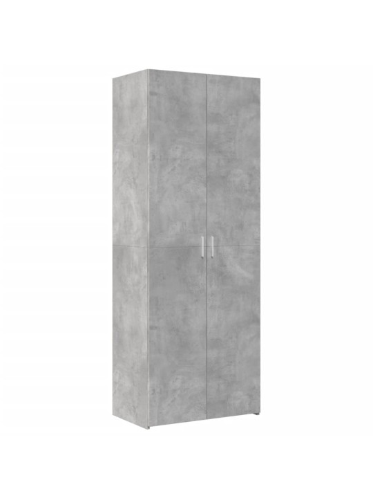 Úložná skříňka betonově šedá 70x42,5x225 cm kompozitní dřevo