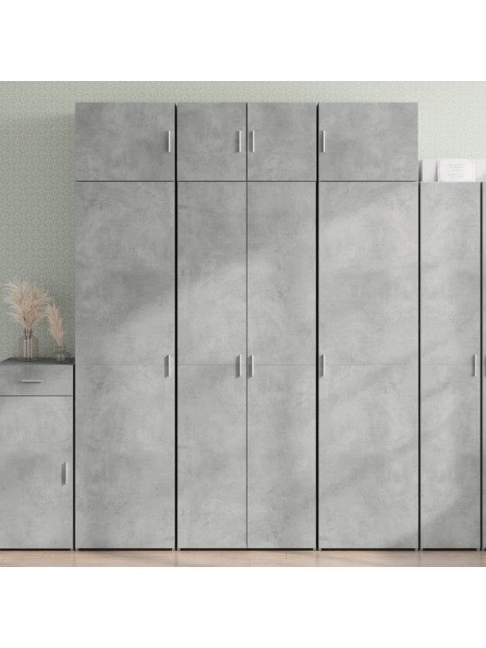 Úložná skříňka betonově šedá 70x42,5x225 cm kompozitní dřevo