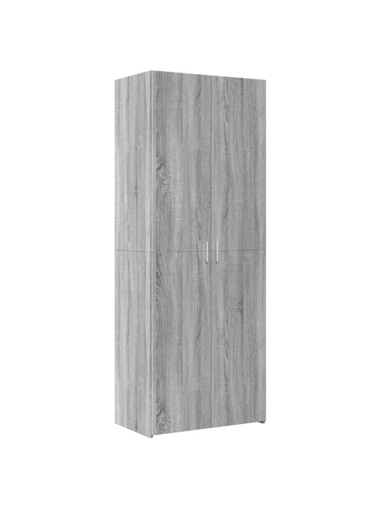 Úzká úložná šedá sonoma 70x42,5x225 cm kompozitní dřevo