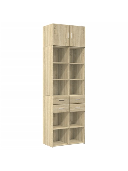 Úzká úložná dub sonoma 70x42,5x225 cm kompozitní dřevo