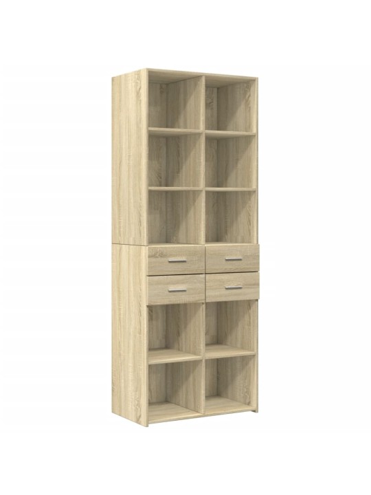 Úzká úložná dub sonoma 70x42,5x225 cm kompozitní dřevo