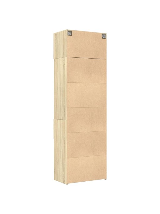 Úzká úložná dub sonoma 70x42,5x225 cm kompozitní dřevo