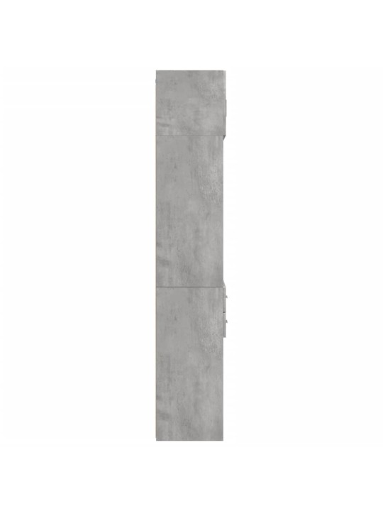 Úložná skříňka betonově šedá 70x42,5x225 cm kompozitní dřevo