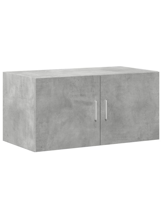 Úložná skříňka betonově šedá 80x42,5x225 cm kompozitní dřevo