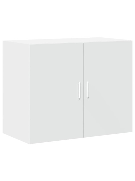 Skříň highboard bílá 80 x 42,5 x 249 cm kompozitní dřevo