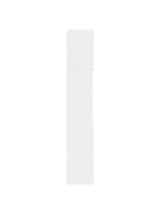 Skříň highboard bílá 80 x 42,5 x 249 cm kompozitní dřevo