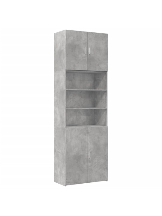 Skříň highboard betonově šedá 80x42,5x249 cm kompozitní dřevo