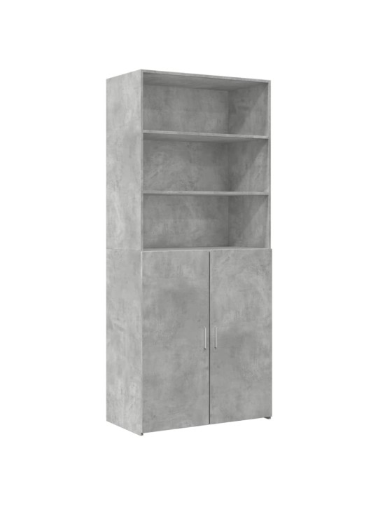 Skříň highboard betonově šedá 80x42,5x249 cm kompozitní dřevo
