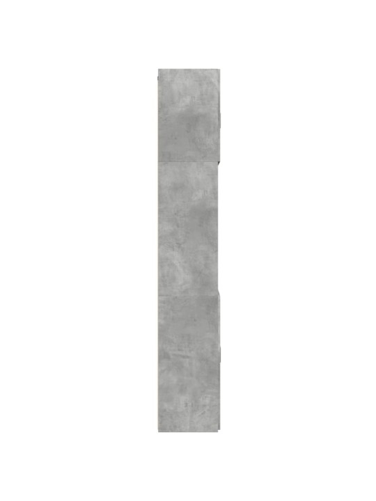 Skříň highboard betonově šedá 80x42,5x249 cm kompozitní dřevo