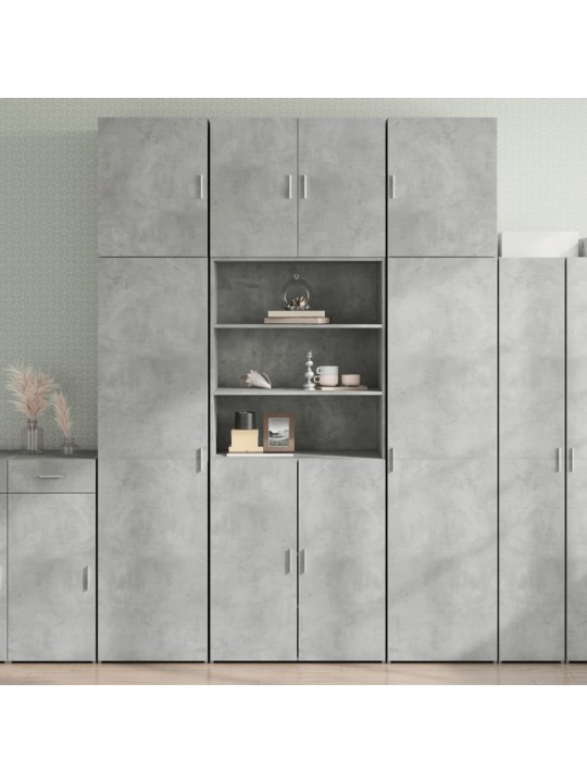 Skříň highboard betonově šedá 80x42,5x249 cm kompozitní dřevo
