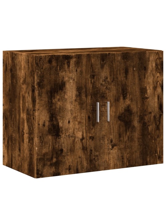 Skříň highboard kouřový dub 80 x 42,5 x 249 cm kompozitní dřevo