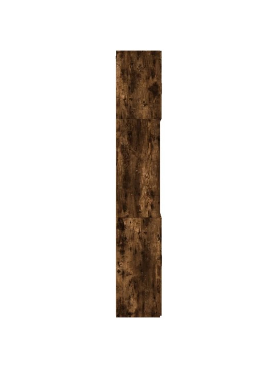 Skříň highboard kouřový dub 80 x 42,5 x 249 cm kompozitní dřevo