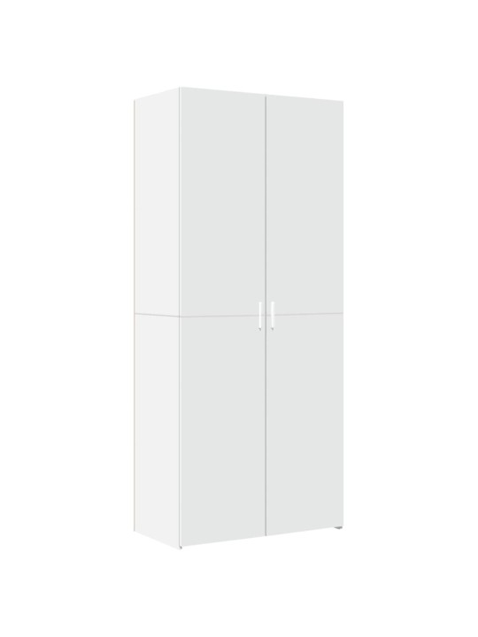 Skříň highboard bílá 80 x 42,5 x 249 cm kompozitní dřevo