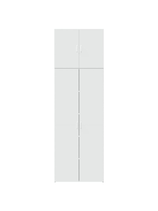 Skříň highboard bílá 80 x 42,5 x 249 cm kompozitní dřevo
