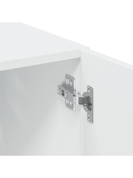 Skříň highboard bílá 80 x 42,5 x 249 cm kompozitní dřevo