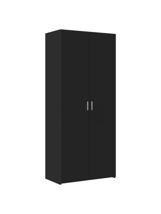 Skříň highboard černá 80 x 42,5 x 249 cm kompozitní dřevo