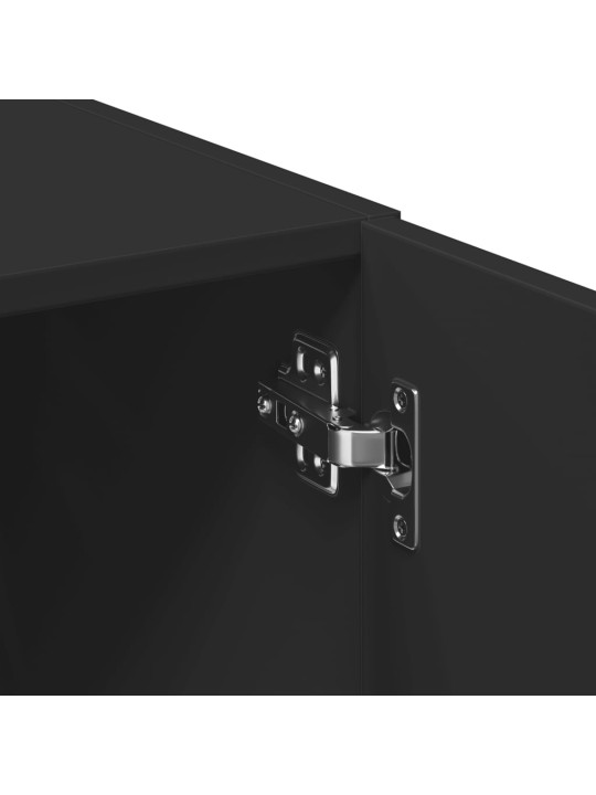 Skříň highboard černá 80 x 42,5 x 249 cm kompozitní dřevo