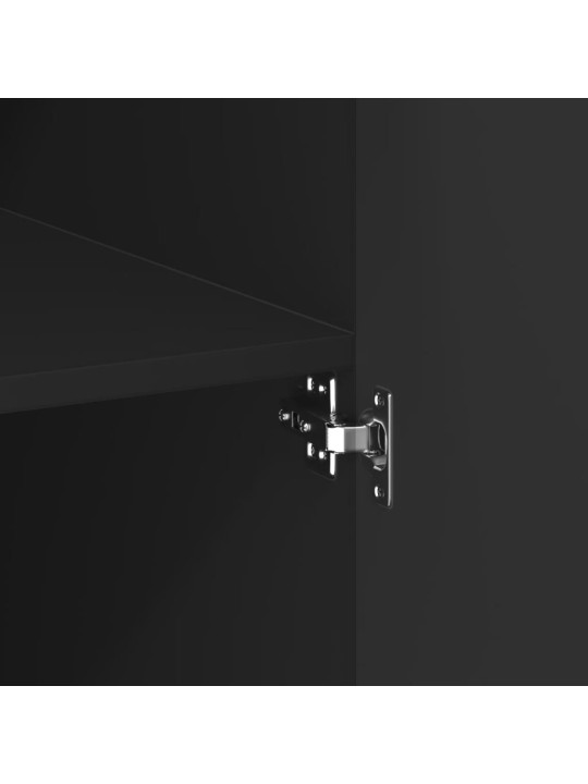 Skříň highboard černá 80 x 42,5 x 249 cm kompozitní dřevo