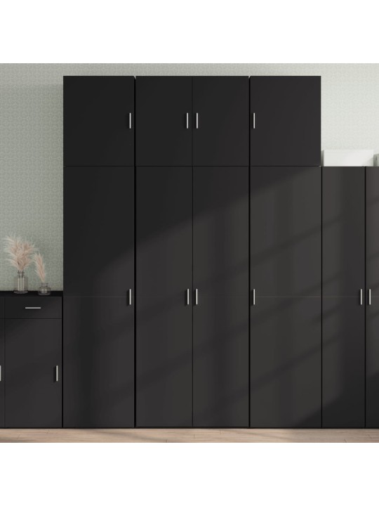 Skříň highboard černá 80 x 42,5 x 249 cm kompozitní dřevo