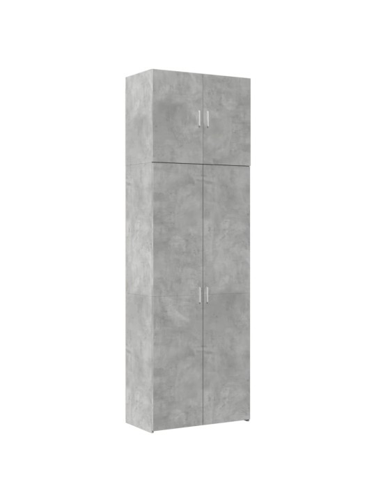 Skříň highboard betonově šedá 80x42,5x249 cm kompozitní dřevo