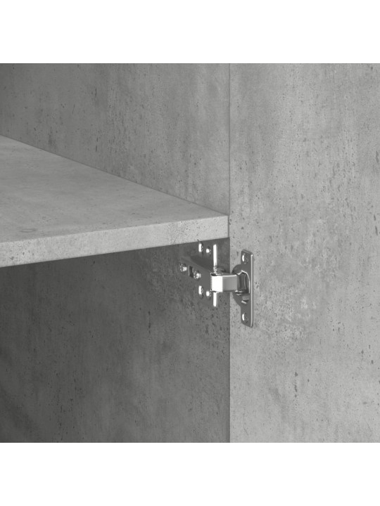 Skříň highboard betonově šedá 80x42,5x249 cm kompozitní dřevo