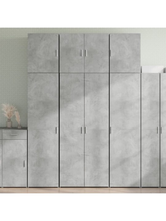 Skříň highboard betonově šedá 80x42,5x249 cm kompozitní dřevo