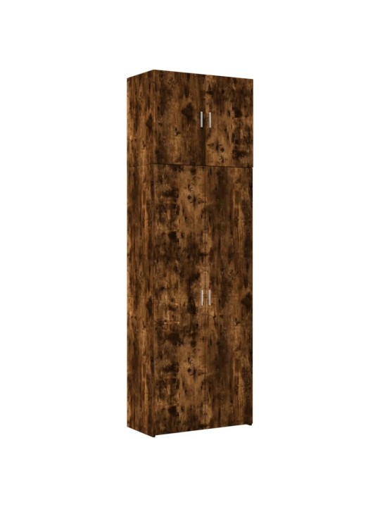 Skříň highboard kouřový dub 80 x 42,5 x 249 cm kompozitní dřevo