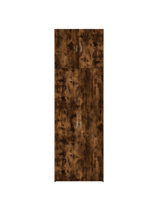 Skříň highboard kouřový dub 80 x 42,5 x 249 cm kompozitní dřevo