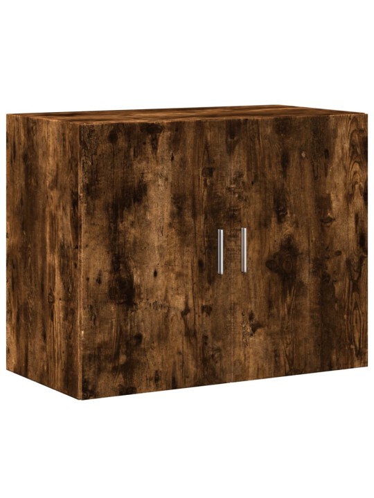 Skříň highboard kouřový dub 80 x 42,5 x 249 cm kompozitní dřevo