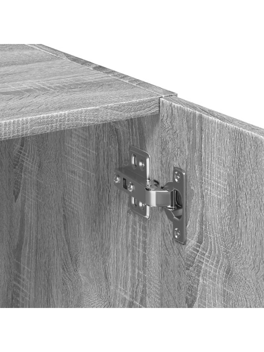 Skříň highboard šedá sonoma 80 x 42,5 x 249 cm kompozitní dřevo
