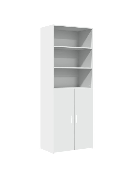 Skříň highboard bílá 70 x 42,5 x 185 cm kompozitní dřevo