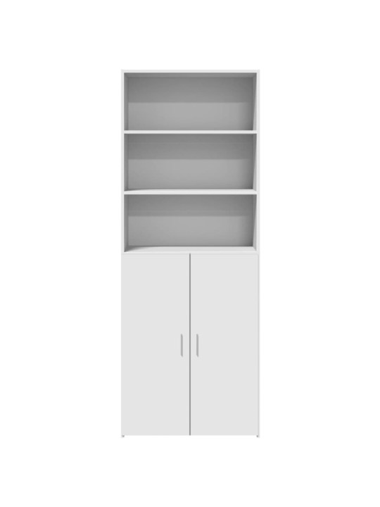 Skříň highboard bílá 70 x 42,5 x 185 cm kompozitní dřevo