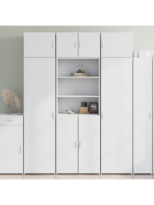 Skříň highboard bílá 70 x 42,5 x 185 cm kompozitní dřevo
