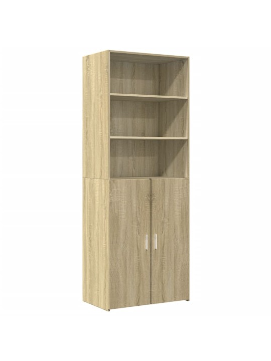 Skříň highboard dub sonoma 70 x 42,5 x 185 cm kompozitní dřevo