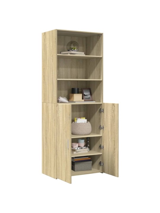 Skříň highboard dub sonoma 70 x 42,5 x 185 cm kompozitní dřevo