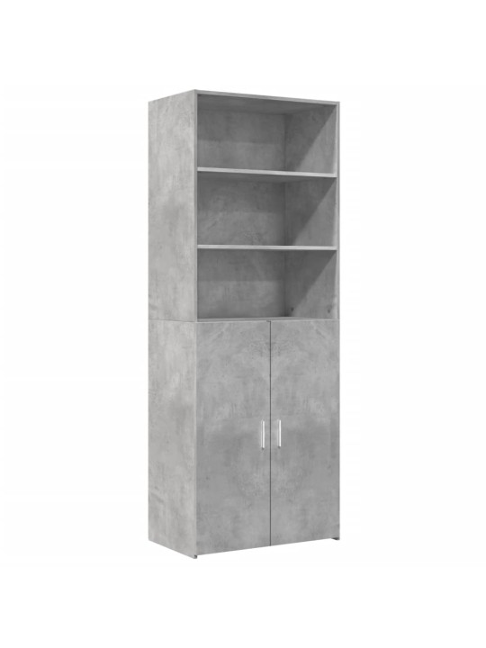 Skříň highboard betonově šedá 70x42,5x185 cm kompozitní dřevo